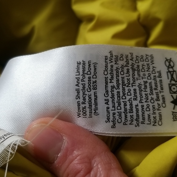 Eddie Bauer Mens Storm Down 800 Puffer Jacket. SZ Small - Picture 6 of 6